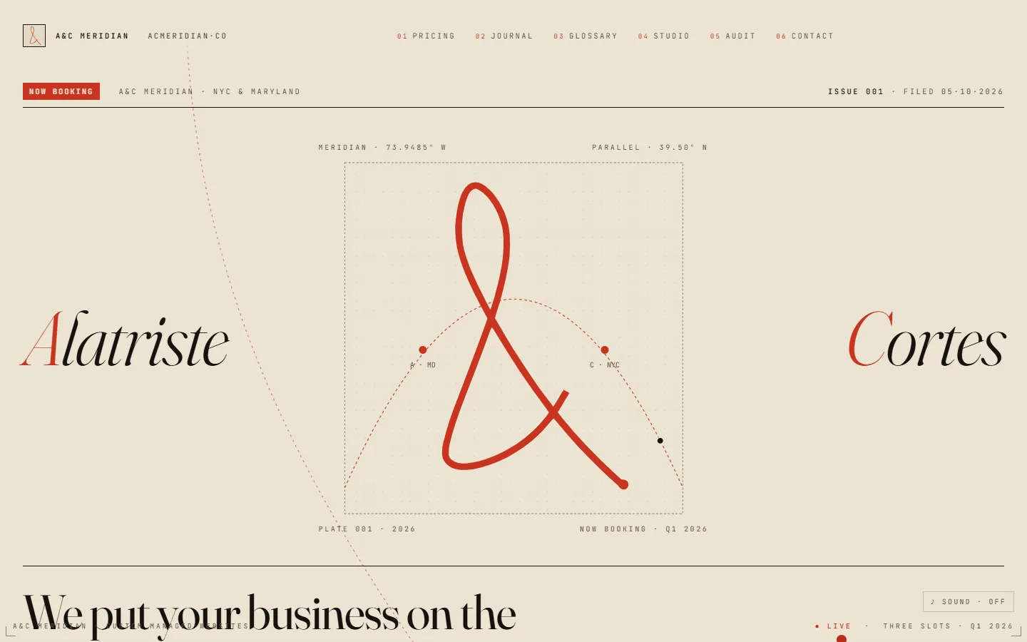 A&C Meridian home page